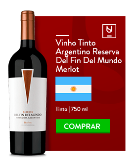 Vinho Tinto Argentino Reserva Del Fin Del Mundo Merlot 