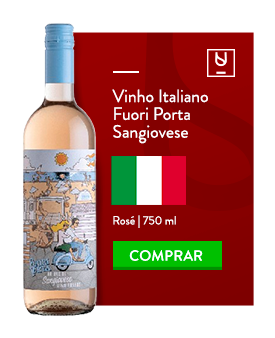 Vinho Rosé Italiano Fuori Porta Sangiovese 