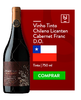 Vinho Tinto Chileno Licantén Cabernet Franc D.O.