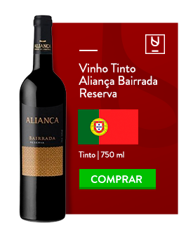 Vinho Tinto Português Aliança Bairrada Reserva.