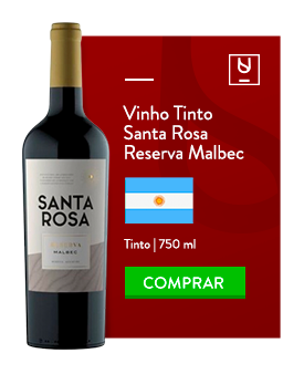 Vinho Tinto Argentino Santa Rosa Reserva Malbec 