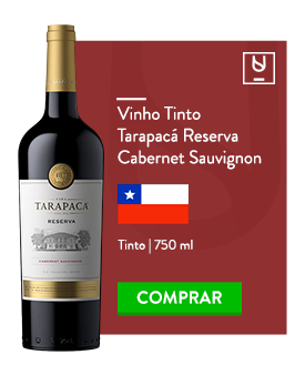 Vinho tinto Tarapacá reserva cabernet sauvignon