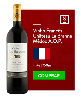 Vinho Francês Château La Branne Médoc A.O.P.