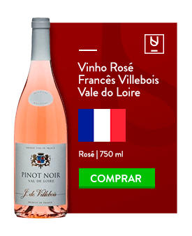 Vinho Rosé Francês Villebois Vale do Loire