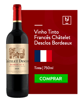 Vinho Tinto Francês Châtelet Desclos Bordeaux 