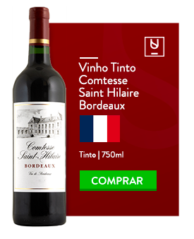 Vinho Tinto Francês Comtesse Saint Hilaire Bordeaux