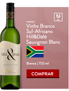 Vinho Branco Sul-Africano Hill&Dale Sauvignon Blanc.