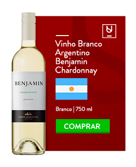 Vinho Branco Argentino Benjamin Chardonnay 