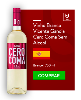 Vinho Branco Espanhol Vicente Gandia Cero Coma Sem Álcool 