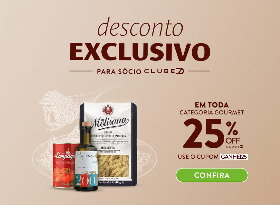 campanha desconto exclusivo para sócios clubed na categoria gourmet do divvino