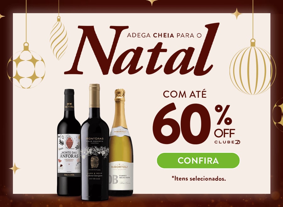 Campanha Adega Cheia de Natal Vinhos Divvino