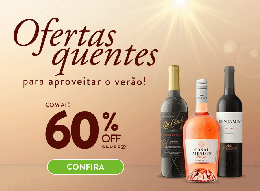 Campanha Ofertas Quentes Vinhos Divvino